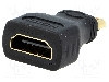 Cablu {{Tip cablu de conectare}}, HDMI mini mufa, HDMI soclu, {{Lungime cablu}}, {{Culoare izola&amp;#355;ie}}, VCOM - CA316-PB