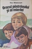 Orarul Pastravului si al Mierlei - Ilie Maduta - Carte copii, povesti - Editura Ion Creanga, 1982