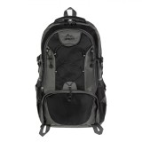 Rucsac Voiaj Urban, Model Negru Gri, Capacitate 40L, Poliester, Spate &Icirc;ntărit, Multiple Compartimente, 33x20x54cm, Oem
