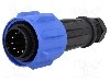 Conector circular, tata, 10 pini, BULGIN - PX0911/10/P