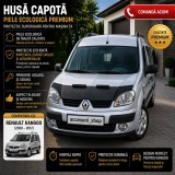 Husa Capota Piele Ecologica Neagra, Compatibila Renault Kangoo (2008-2012)