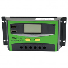 Regulator tensiune pentru panou solar 20A 48V 2X port USB BK87459