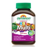 Multi Kid cu fier, 60 tablete masticabile, Jamieson