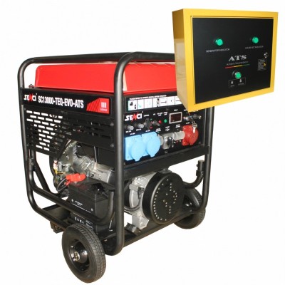 Generator de curent SENCI SC13000TEQ-EVO-ATS putere maxima 11 kW 230 400V ATS inclus DE foto