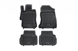 Covorase Cauciuc Auto Dedicate Subaru XV II 2017-2023 Rezaw-Plast Tip Tavita Bordura Inalta Fixare Mocheta