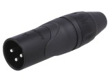 Mufă XLR Tată 3 Pin pe Cablu Cu Lipire