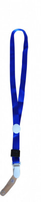 Lanyard Textil, 15mm Latime, Kejea - Albastru foto