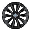 Set 4 Capace Roti, potrivite jantelor de R15, pentru Volkswagen, model delta negru, Autohelix MSA