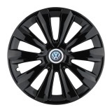 Set 4 Capace Roti, potrivite jantelor de R15, pentru Volkswagen, model delta negru