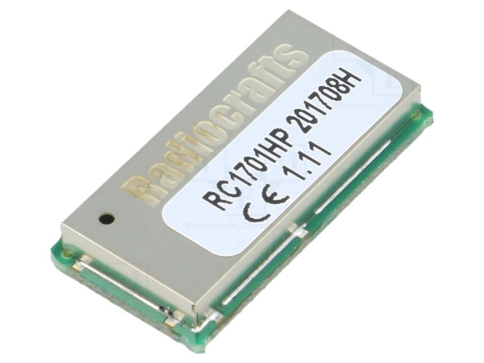 Modul RF UART 169MHz 2,8-3,6VDC