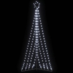 vidaXL Pom de Crăciun LED 339 LED-uri Alb Rece 182 cm