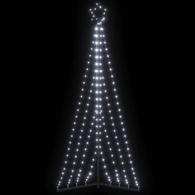 Pom de Crăciun LED 339 LED-uri Alb Rece 182 cm foto