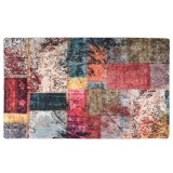 Covor Gossi lavabil, 120x170 cm, mozaic multicolor, anti-alunecare, poliester