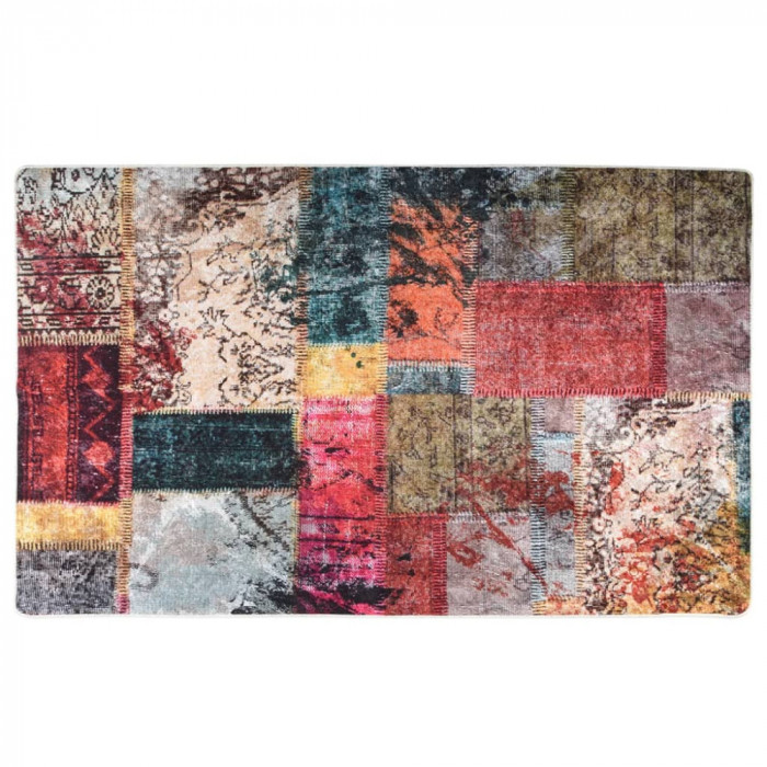 Covor lavabil, mozaic multicolor, 120x170 cm, anti-alunecare GartenMobel Dekor