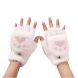 Manusi pentru femei Techsuit, alb, 17cm, ST0017