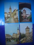 HOPCT LOT 2156 SIBIU -4 CARTI POSTALE-CIRCULATE