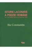 Istorie lacunara a poeziei romane - Ilie Constantin