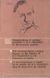 Corespondenta in Sprijinul Prioritatii lui N. C. Paulescu in Descoperirea Insulinei