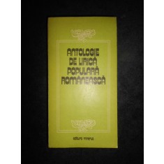 Antologie de lirica populara romaneasca (1980)