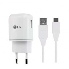 Incarcator LG MCS-H05ER Priza Rapid 1.8A Cablu USB Type-C Alb, Bulk foto