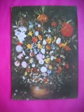 HOPCT 8823 VAS CU FLORI -CP PICTURA JAN BRUEGEL -NECIRCULATA