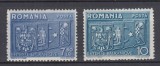 ROMANIA 1938 LP 123 INTELEGEREA BALCANICA SERIE MNH, Nestampilat