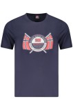Cumpara ieftin Norway Tricou barbati cu logo, din bumbac, Regular fit, Bleumarin, M