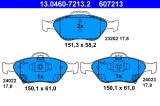 ATE 13.0460-7213.2 set placute frana,frana disc