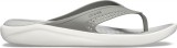 Slapi Crocs LiteRide Flip Gri - Smoke/White, 37 - 39, 43, 45, 46, 48