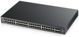 SWITCH ZYXEL, porturi Gigabit x 48, SFP+ x 4, managed, rackabil, carcasa metalica, &quot;XGS2210-52-EU0101F&quot; (timbru verde 2 lei)
