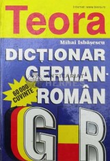 Dictionar german-roman. 60000 cuvinte - 1997 - Mihai Isbasescu ($V61) foto