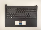 Carcasa superioara cu tastatura palmrest Laptop, HP, 14-DQ, 14S-DQ, 14S-FQ, 14S-DR, 14S-FR, TPN-Q211, iluminata, layout US