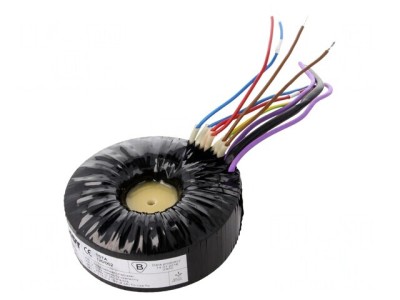 Transformator Toroidal Audio 120VA 115VAC 250V 3,15V foto