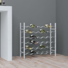 vidaXL Suport sticle de vin pentru 36 sticle, metal foto