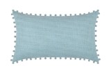 Cumpara ieftin Perna Decorativa Sanchez 30x50cm, Culoare Bleu, 100% Bumbac