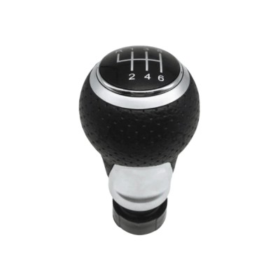 Nuca schimbator viteze cu piele perforata 6 trepte Audi Seat Skoda VW foto