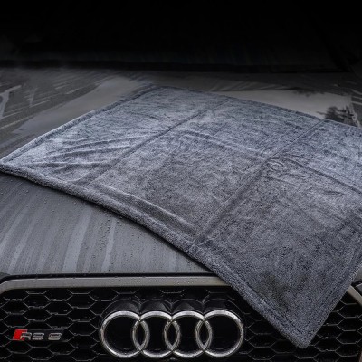 Prosop profestional pentru uscare si detaling auto, marimea XL 90 x 60cm, din microfibra, tehnologie twisted loop, Ultra absorbant foto