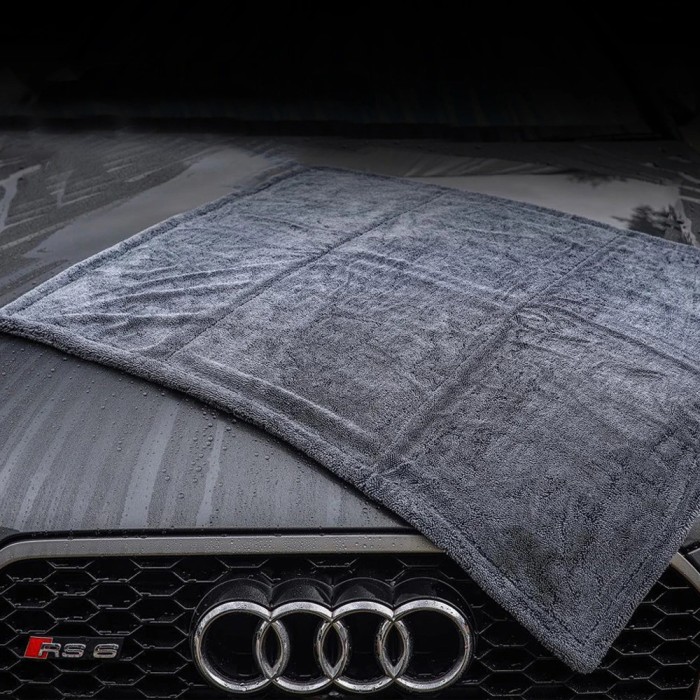 Prosop profestional pentru uscare si detaling auto, marimea XL 90 x 60cm, din microfibra, tehnologie twisted loop, Ultra absorbant