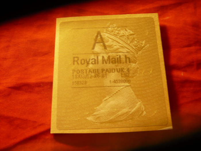 Vigneta Anglia - Regina Elisabeta - Royal Mail , pe fragment