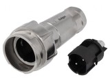 Conector Circular 2 PIN Buccaneer 7000 Nichelat