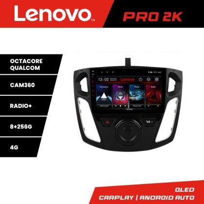 Navigatie Ford Focus 3 Lenovo Kit-150 8 core QLED 2K 8+256 360 Android Waze USB Navigatie Internet Youtube Radio CarStore Technology