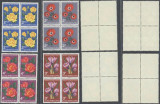 Luxembourg 1956 4 x Flowers Roses 2 sets Mi.547-550 MNH AM.013, Nestampilat