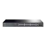 Cumpara ieftin Switch 24 porturi PoE+ Gigabit, 2 porturi RJ45 Gigabit, 2 x SFP Gigabit, Managed - TP-Link TL-SG1428PE