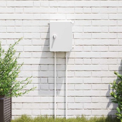 vidaXL Cabinet de Control Gri 21 x 13 x 28 cm Plastic ABS 4106492 foto