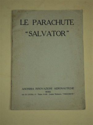 Le Parachute Salvator - Paraşuta salvatoare, Roma, 1939 foto
