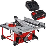 Einhell TE-TS 36/210 Li PXC + Starter Kit - Fierastrau circular de masa 210x30 mm + Set 1 acumulator si incarcator Li-Ion 18 V 4 Ah