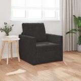 VidaXL Sofa Pat 2-in-1 Negru 74x77x81 cm Catifea
