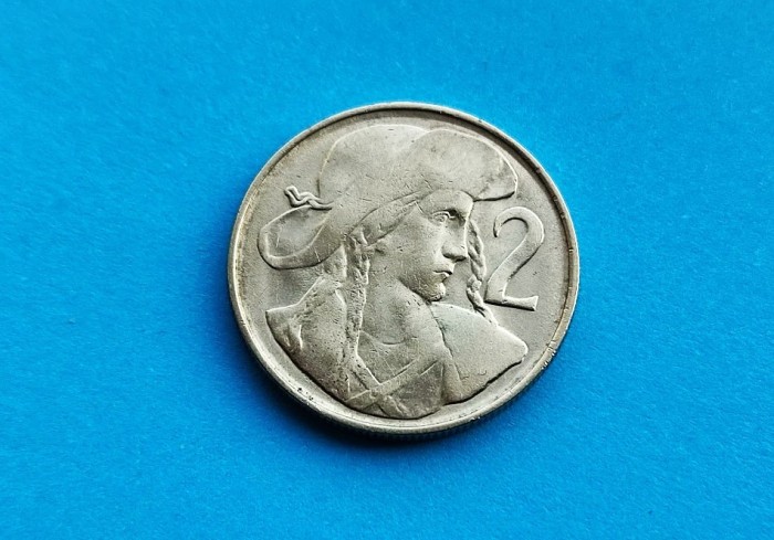2 Koroane 1948 Cehoslovacia-XF+ --Rar-