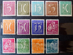 Germania - Reich, Cifre, meserii, 1921-1922, stare MNH foto