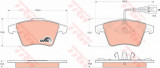 Set placute frana,frana disc VW TOUAREG (7LA, 7L6, 7L7) (2002 - 2010) TRW GDB1651